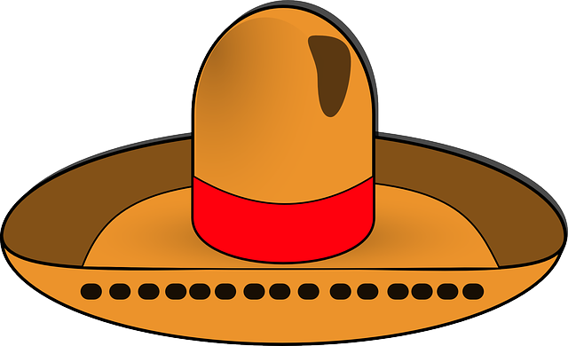 Sombrero Mexican Hat Mexico Ethnic Cultura - Sombrero Clipart (640x390)