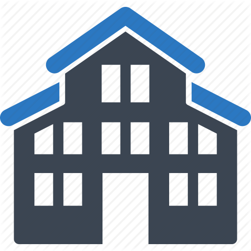 Villa Building Clipart, Explore Pictures - Apartments Icon (512x512)