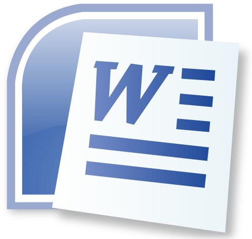 Clip Art Microsoft Word Clipart - Microsoft Office Word 2007 (500x481)