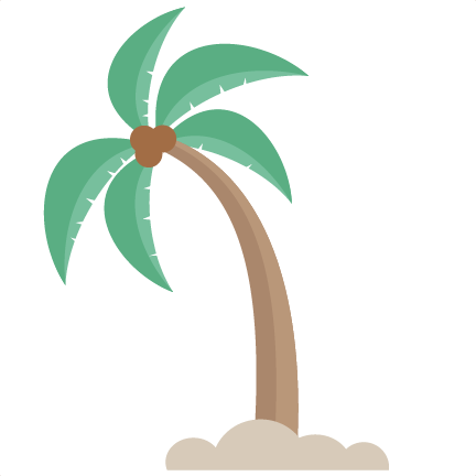 Pin Palm Tree Clip Art Transparent - Cute Palm Tree Png (432x432)