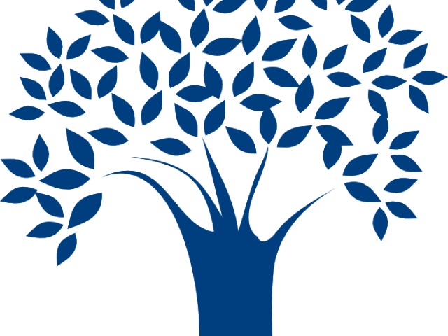 Tree Clipart Blue - Tree Vector Image Png (640x480)