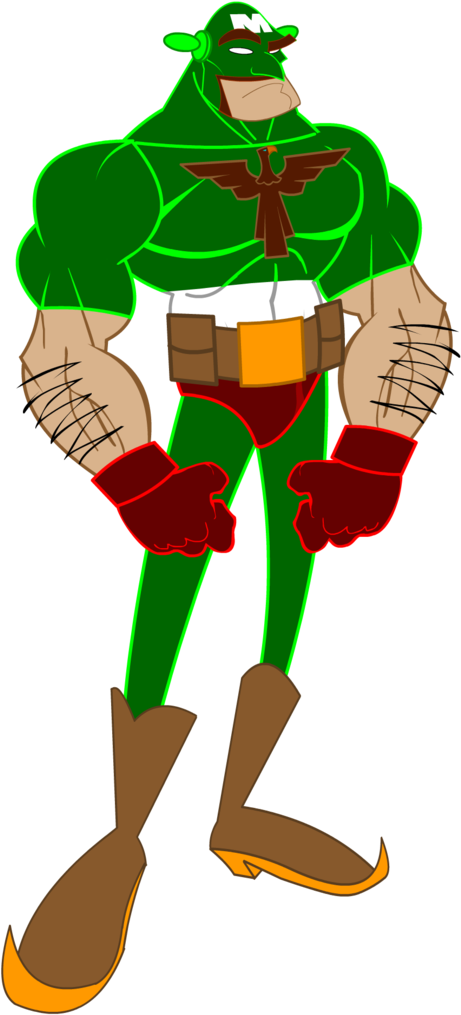 Cartoon Captain Mexico By Jedijorel - Captain Mexico (600x1082)