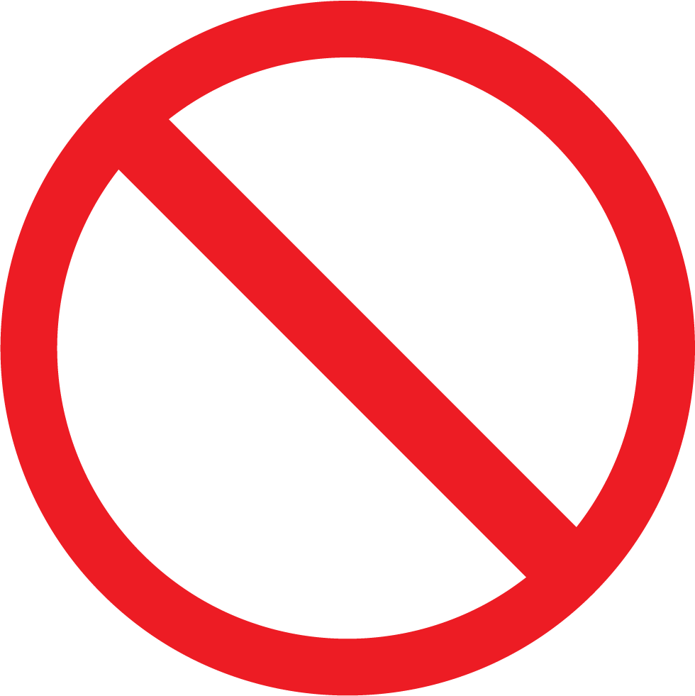 Pool - Noodles - Clipart - Prohibited Sign Svg (980x981)