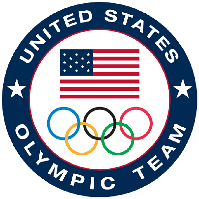 Team Usa Does The 'shmoney Dance' After Winning Gold - United States Olympic Team Logo (696x696)