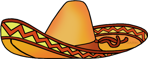 Sombrero - Mexican Sombrero Clip Art (648x329)