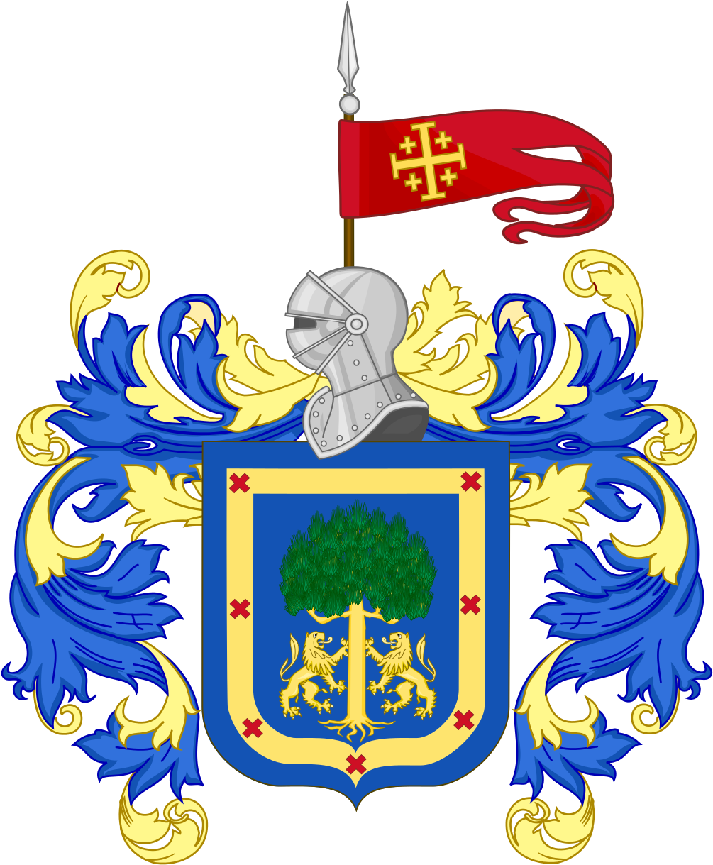 Coat Of Arms Of Guadalajara - Villalpando Coat Of Arms (1023x1236)