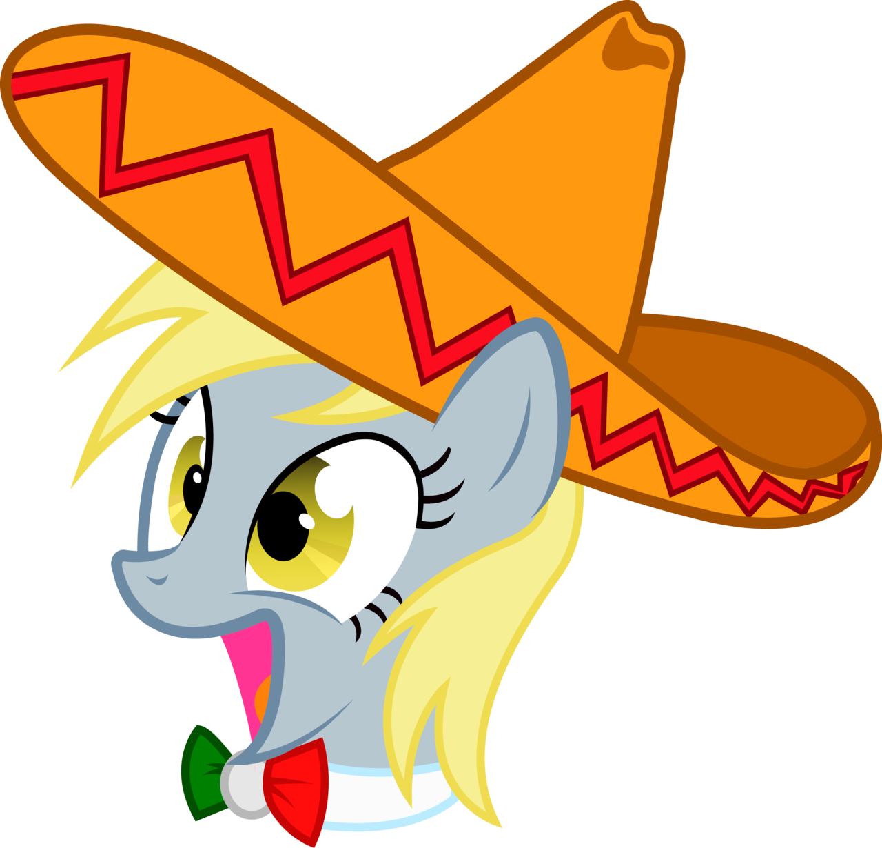 Clean Vector - Mexican My Little Pony (1280x1230)