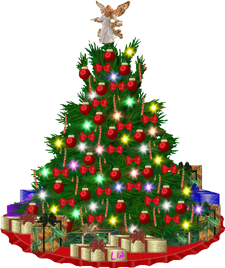 Christmas Lights Christmas Tree Clip Art - Christmas Lights Christmas Tree Clip Art (460x547)
