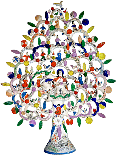 Heron Martinez Mendoza Tree Of Life - Sculpture (449x563)