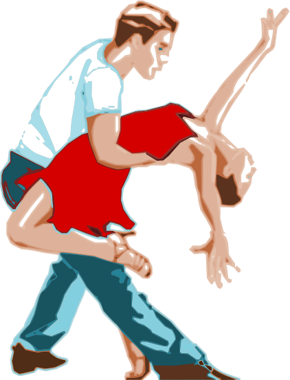 Salsa - Clipart - Salsa Dance (422x553)