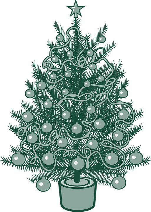 Christmas Tree Vector Art 25, Buy Clip Art - Christmas Tree Vector (513x720)