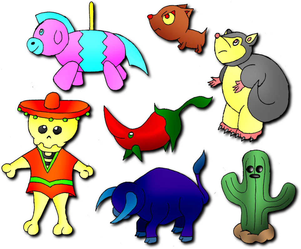 Fakemon Mexico By Oneilmarty - Mexico City (983x813)