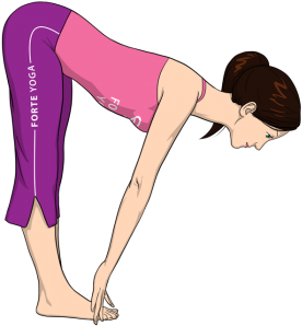 Standing Half Forward Bend Yoga Pose - Standing Half Forward Bend (420x315)