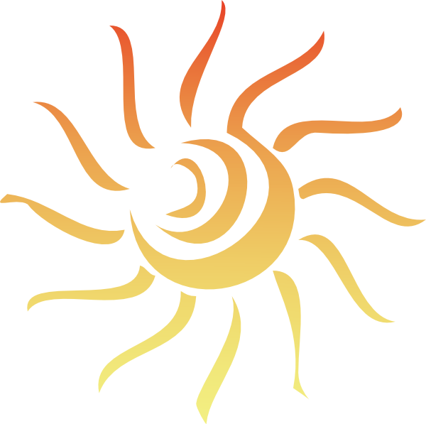 Art Clipart Transparent Background - Sun Rays Clipart (600x597)