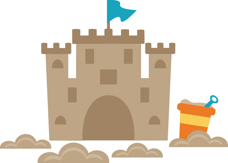 Sand Castle Cliparts - Sand Castle Clipart Transparent (800x573)