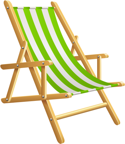 Beach Chair Png Clip Art Best Web Clipart - Beach Chair Clipart Png (434x500)