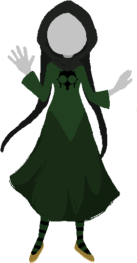 Free Clipart Dove Of Peace - Homestuck Witch Of Doom (338x554)