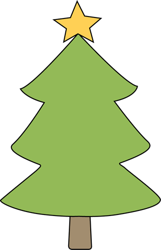 Green Christmas Tree Template (323x500)
