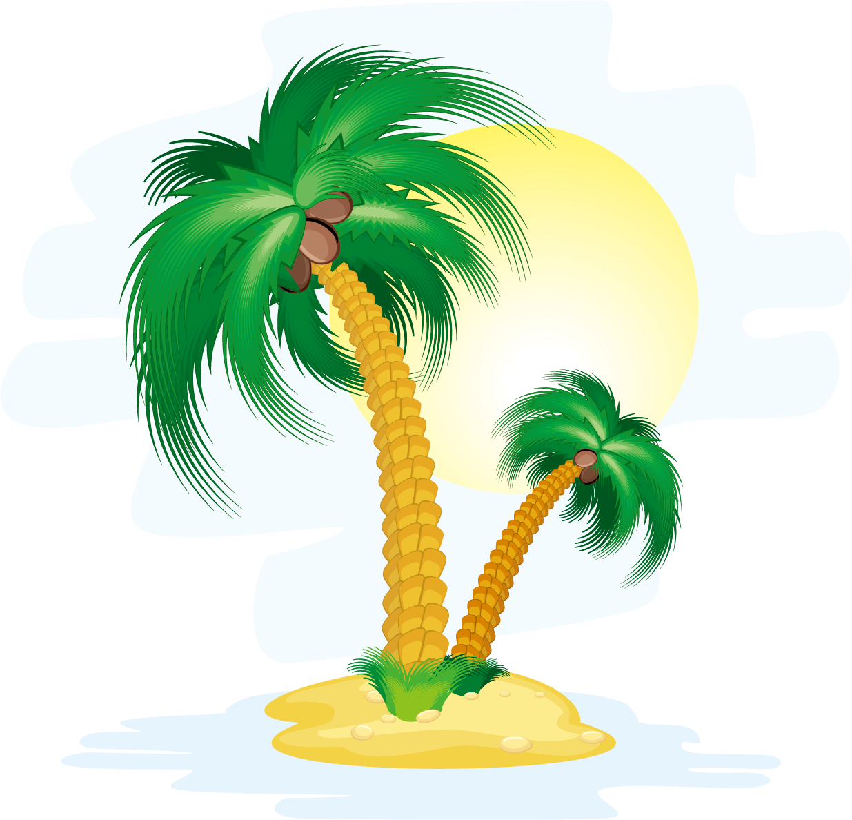 Cartoon Island Clip Art - Cartoon Island Clip Art (1235x1188)