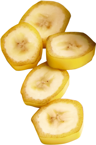 Banana Clipart Banana Slice - Banana Slice Png (500x568)