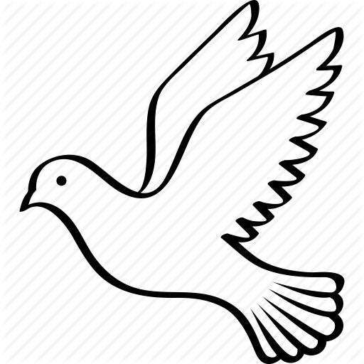 Free Flying Dove Clip Art - Dove With Olive Branch (512x512)