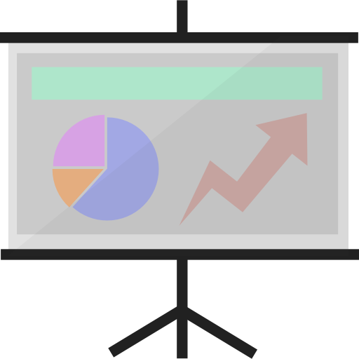 Review - Presentation Slides Icon (512x512)