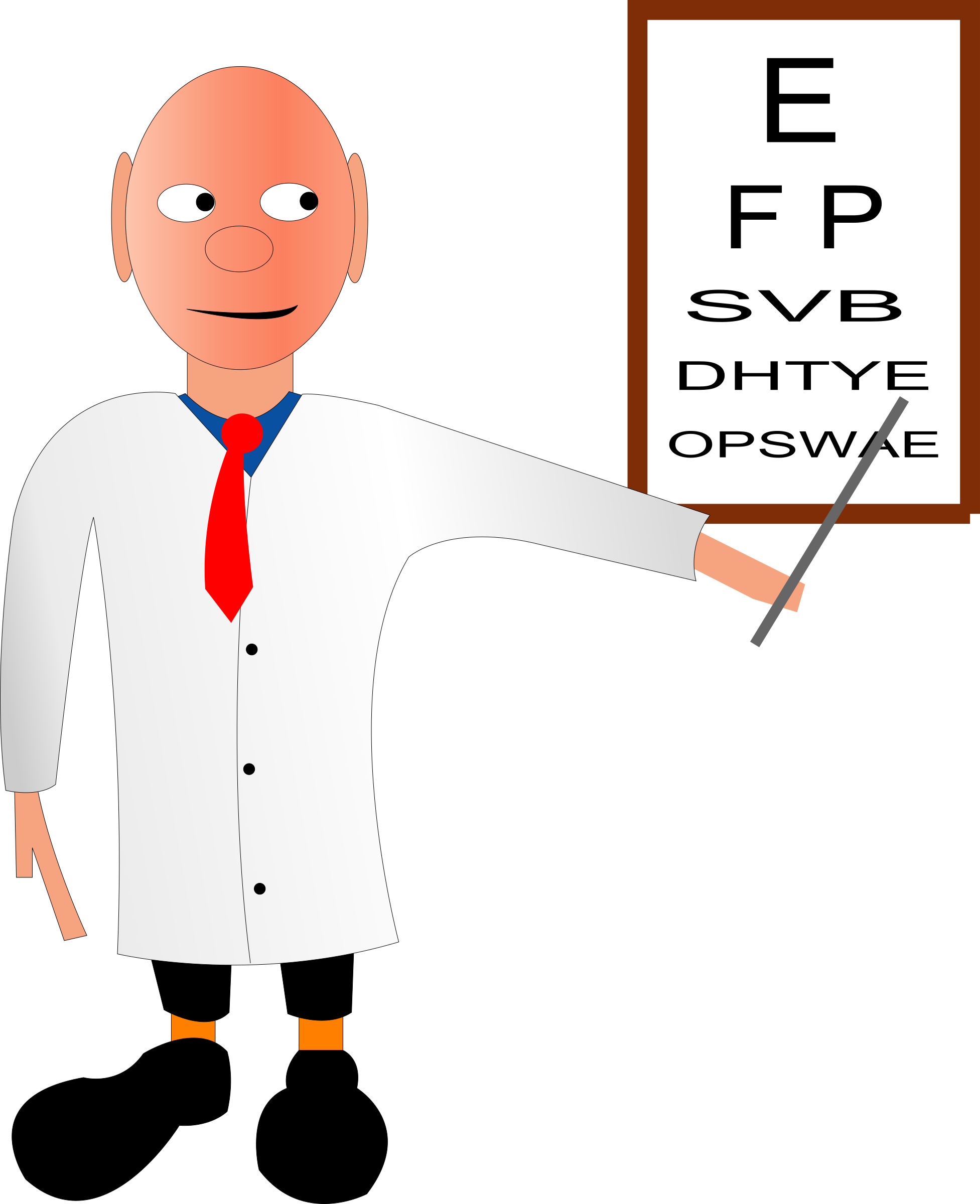 Asian Clipart Eye Doctor - Doctor Clip Art (1953x2400)
