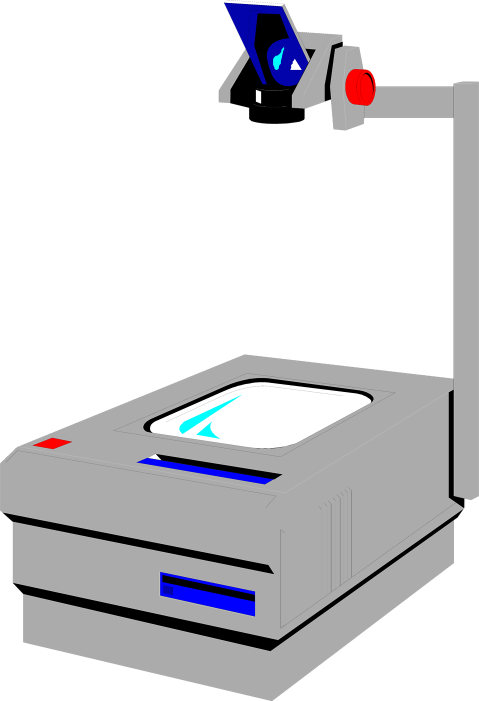 Overhead - Overhead Projector Transparent Background (958x1402)