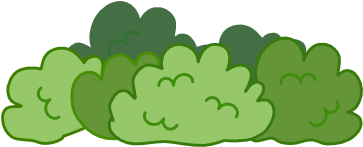 Tree Bush Cliparts - Clip Art (600x212)