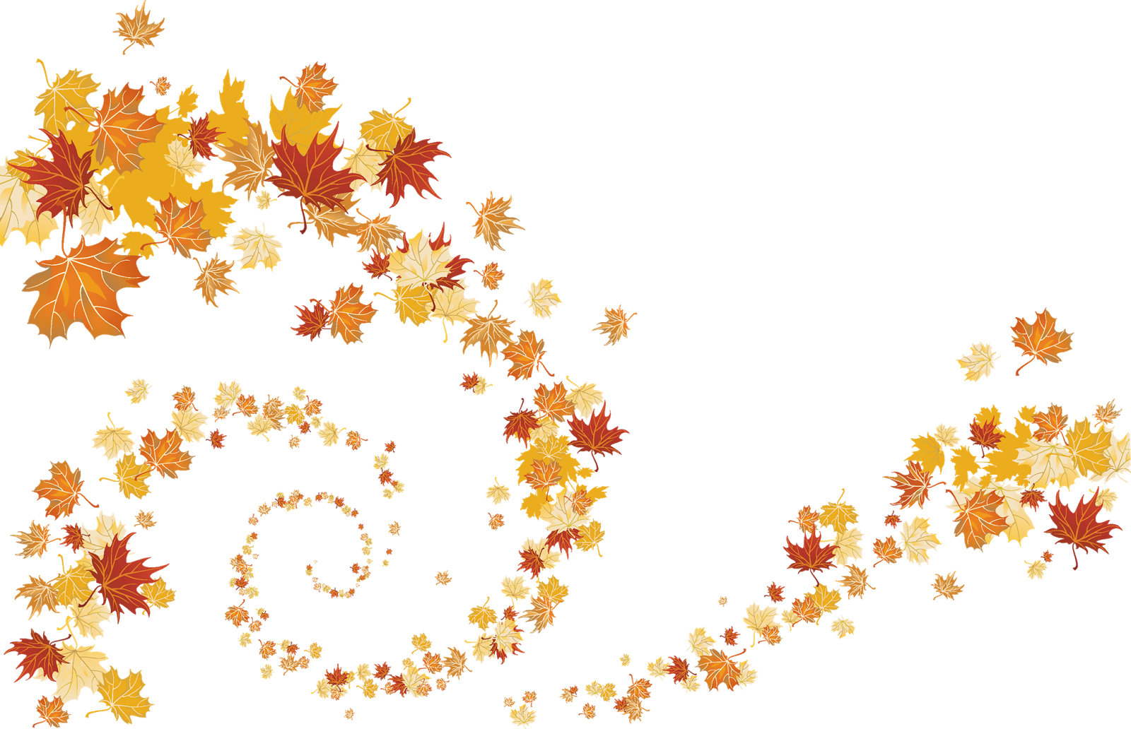 Autumn Leaves Leaf Clip Art - Goes Around Comes Around (1600x1032)