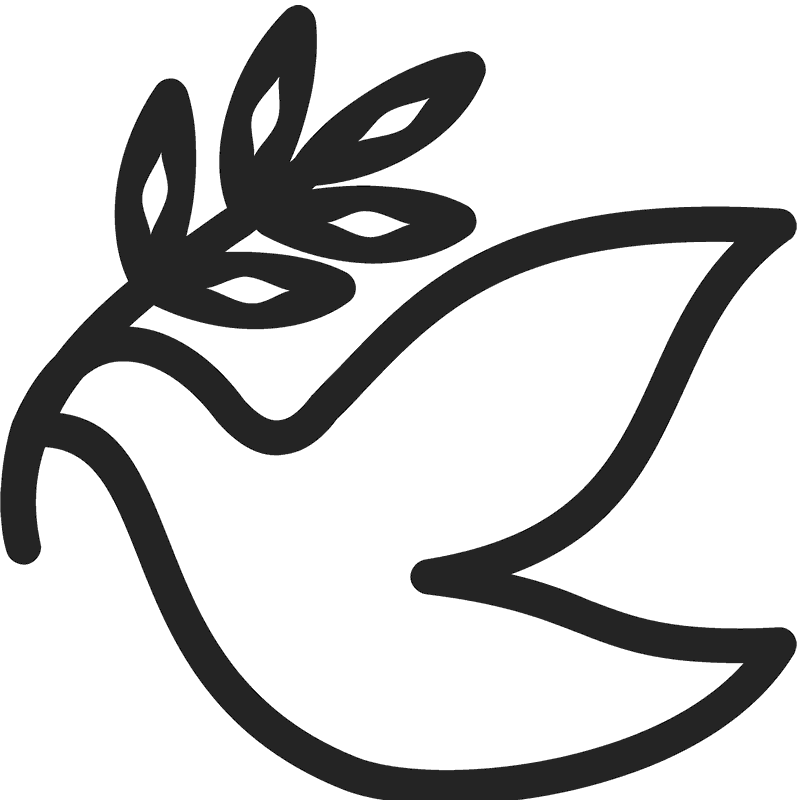 Dove Of Peace Rubber Stamp - Kak (800x800)