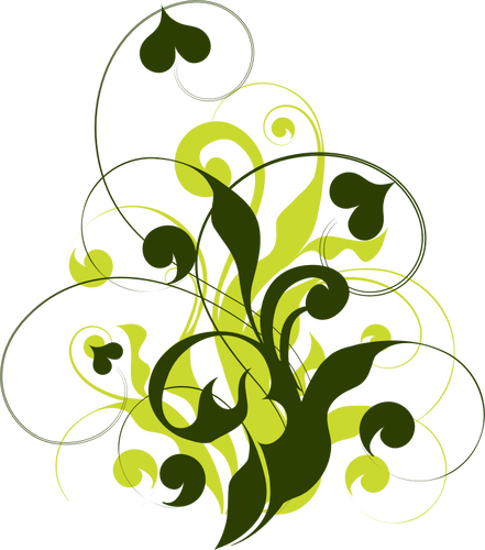 Vector Image Of Twisted Branch With Hearts - Douphne Parker: Neue Freunde & Wie Dadurch Alles (441x500)