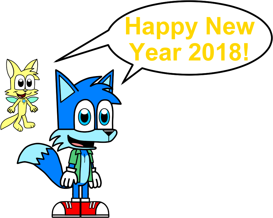 Happy New Year 2018 By Makatoons - Colorado Shoes (1000x800)