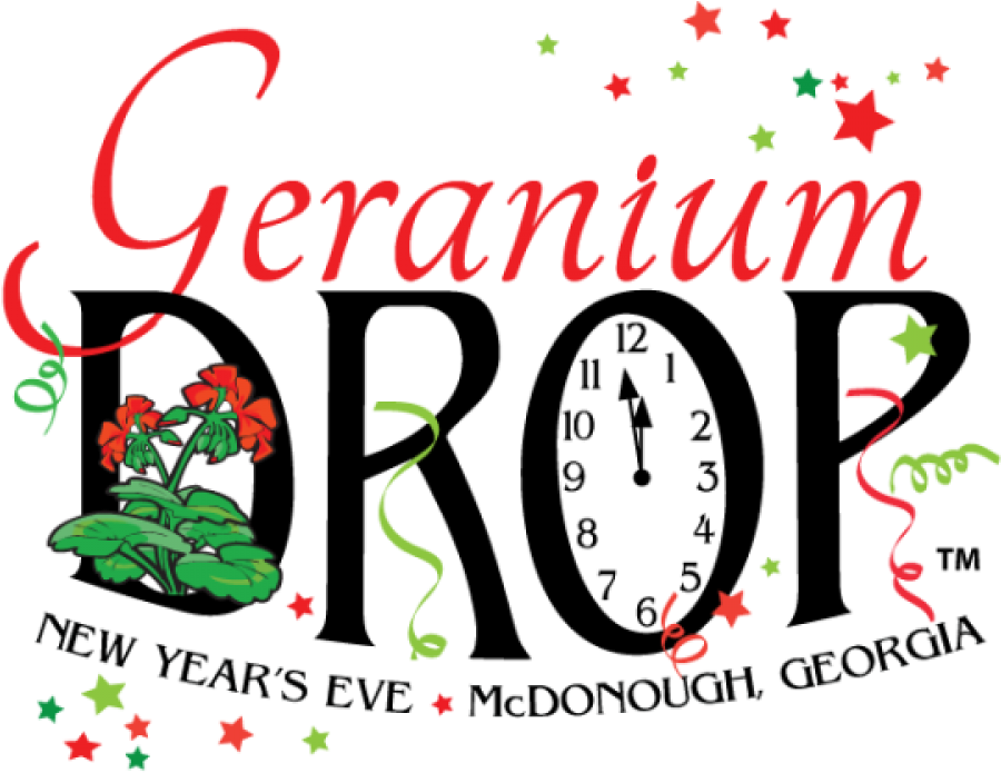 The Geranium Drop New Year's Eve Celebration - Mcdonough (1000x1000)