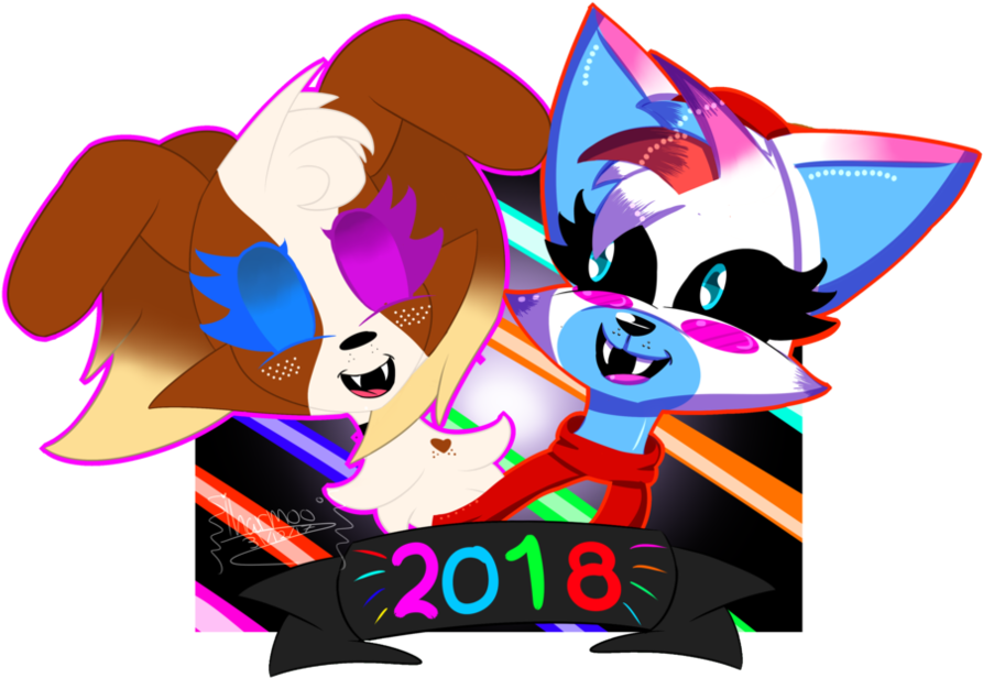 Happy New Years By Xxharmooxx - Cartoon (1014x788)