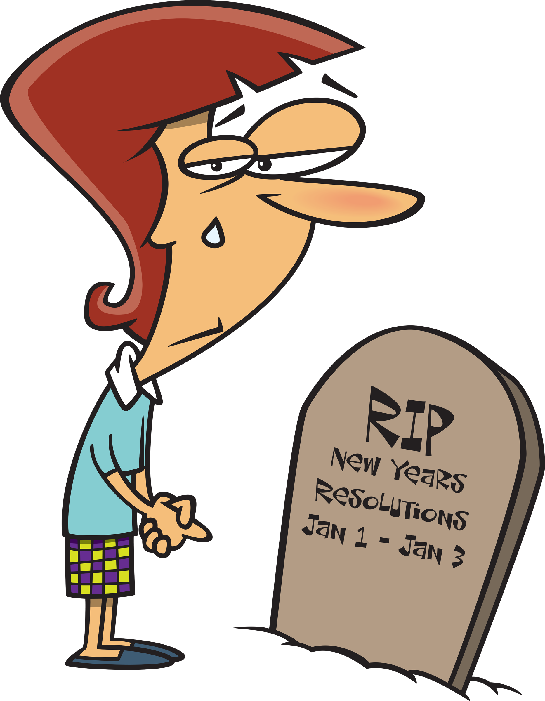 Best New Years Resolutions - Cartoon (1866x2400)