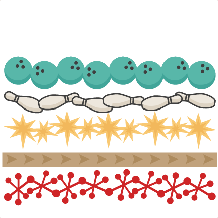 Bowling Clipart Border - Bowling Clip Art Border (432x432)