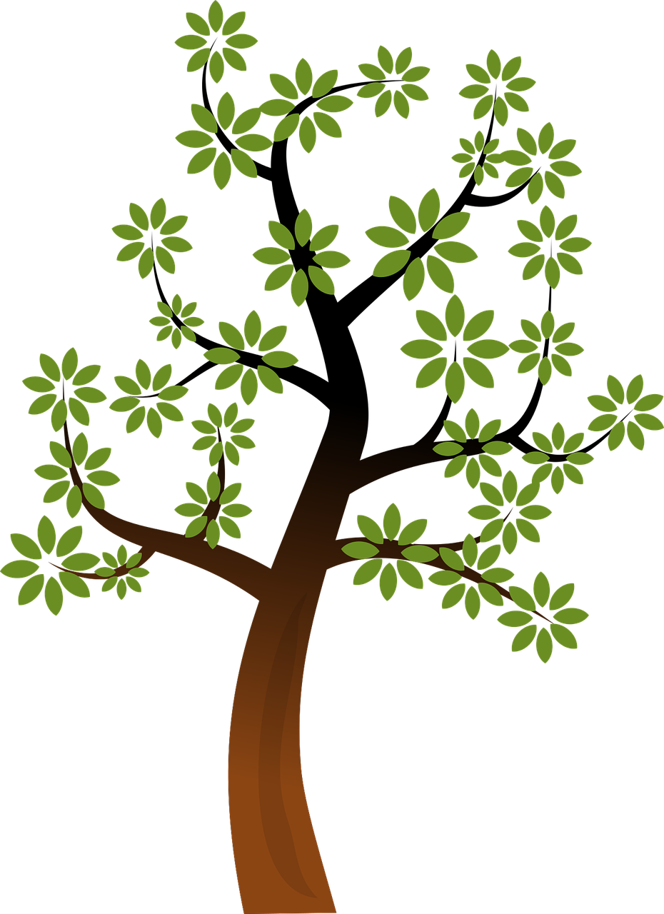 Bare Tree Branch Vector For Kids - Public Domain Tree Clipart (930x1280)