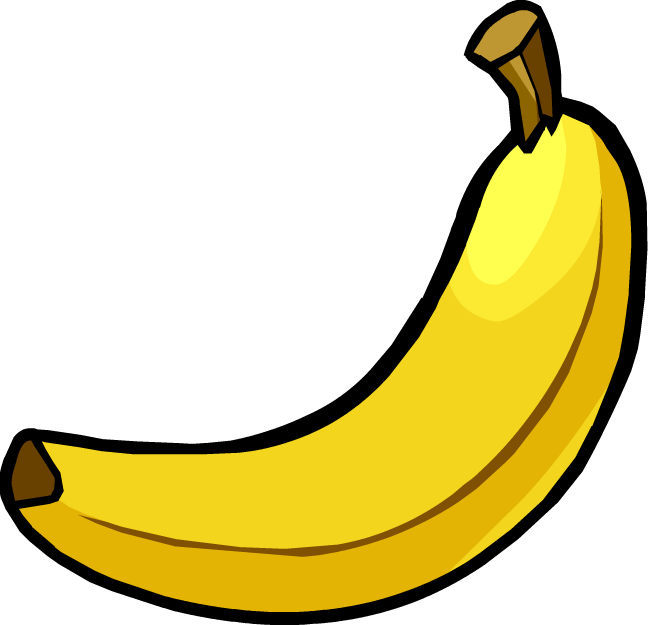 Banana Vector - Imagen De Una Banana Animada (648x625)