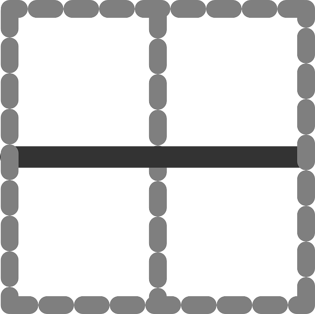Spreadsheet Flat, Icon, Horizontal, Spread, Border, - Ikon Border (640x638)
