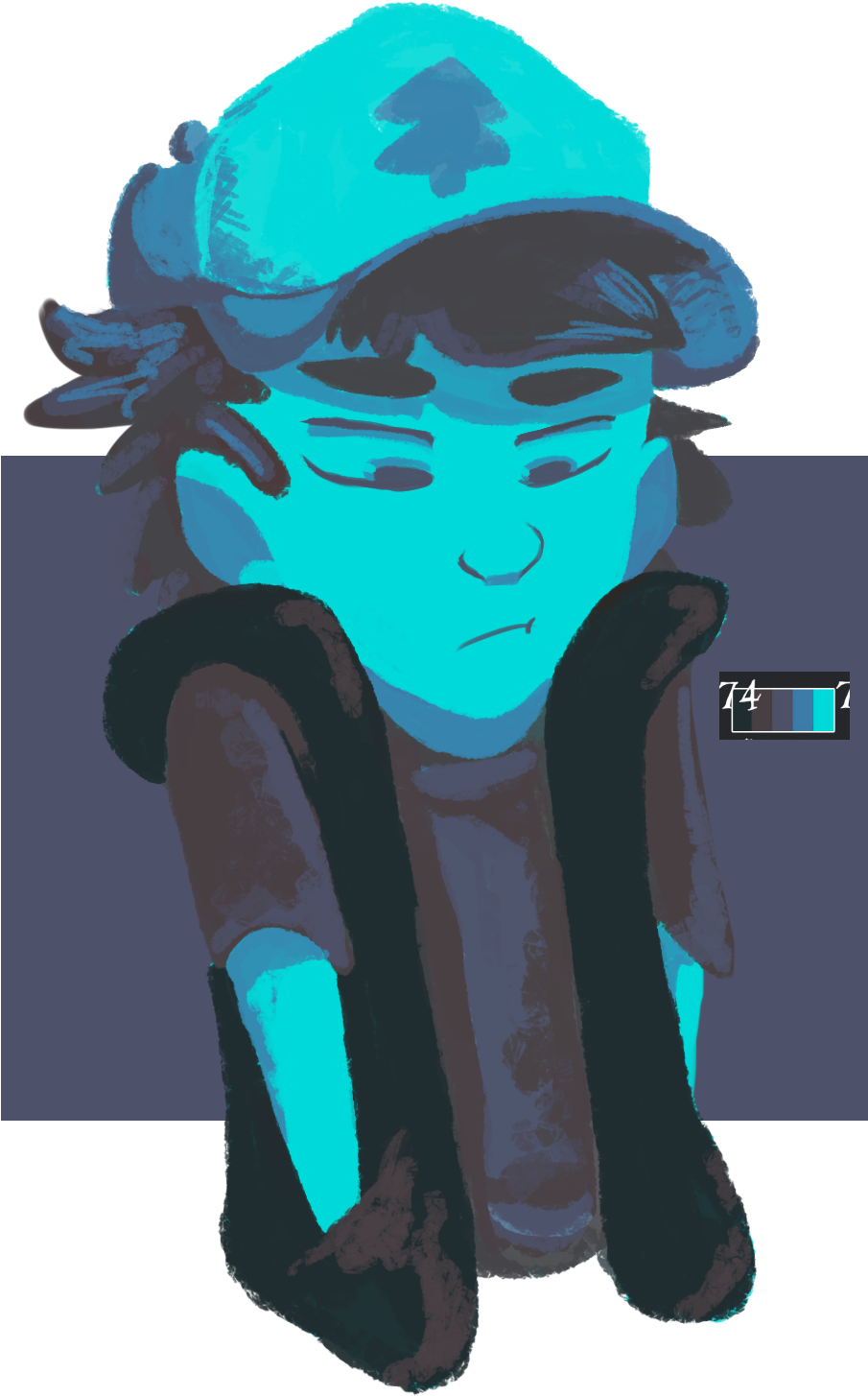 If So, Then Dipper In 74 And Mabel Is 75 ^^ - Illustration (1030x1585)