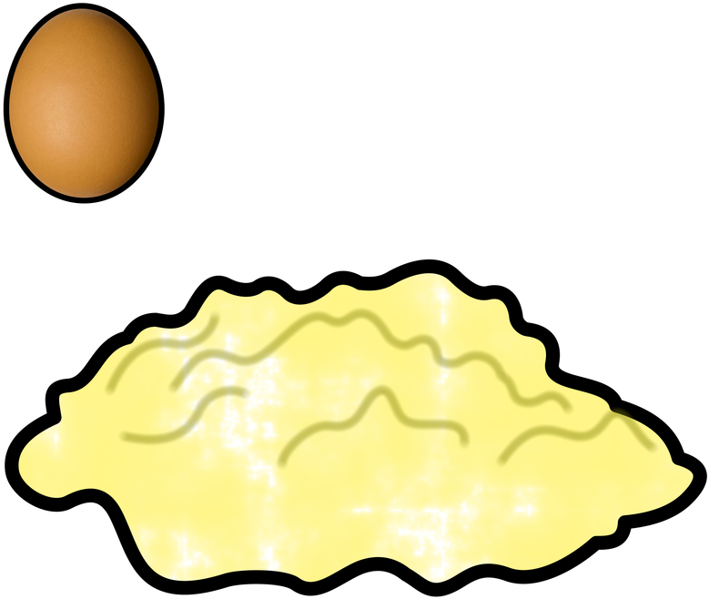 Scrambled Eggs Clipart - Clip Art Scrambled Eggs (800x800)