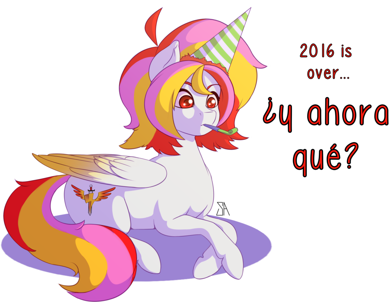 Souladdicted, Dialogue, Female, Happy New Year, Happy - Cartoon (1280x983)