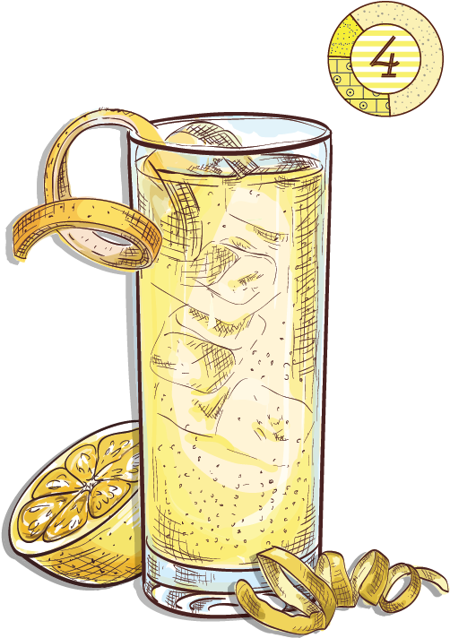 Espirito Xvi Cachaca Pineapple Ginger Beer Lemon Aged - Lemonade Cocktail Clipart (638x726)