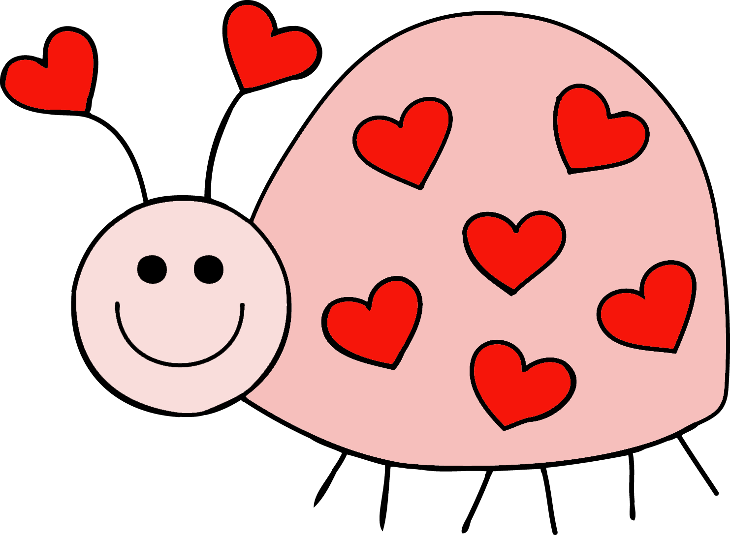 Cute Love Clipart Cliparts Co Uaikl6 Clipart - Love Bug Clip Art (1483x1088)