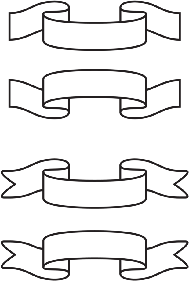 Group 1 By Mystilik-mew - Ribbon Png White Drawing (786x1017)