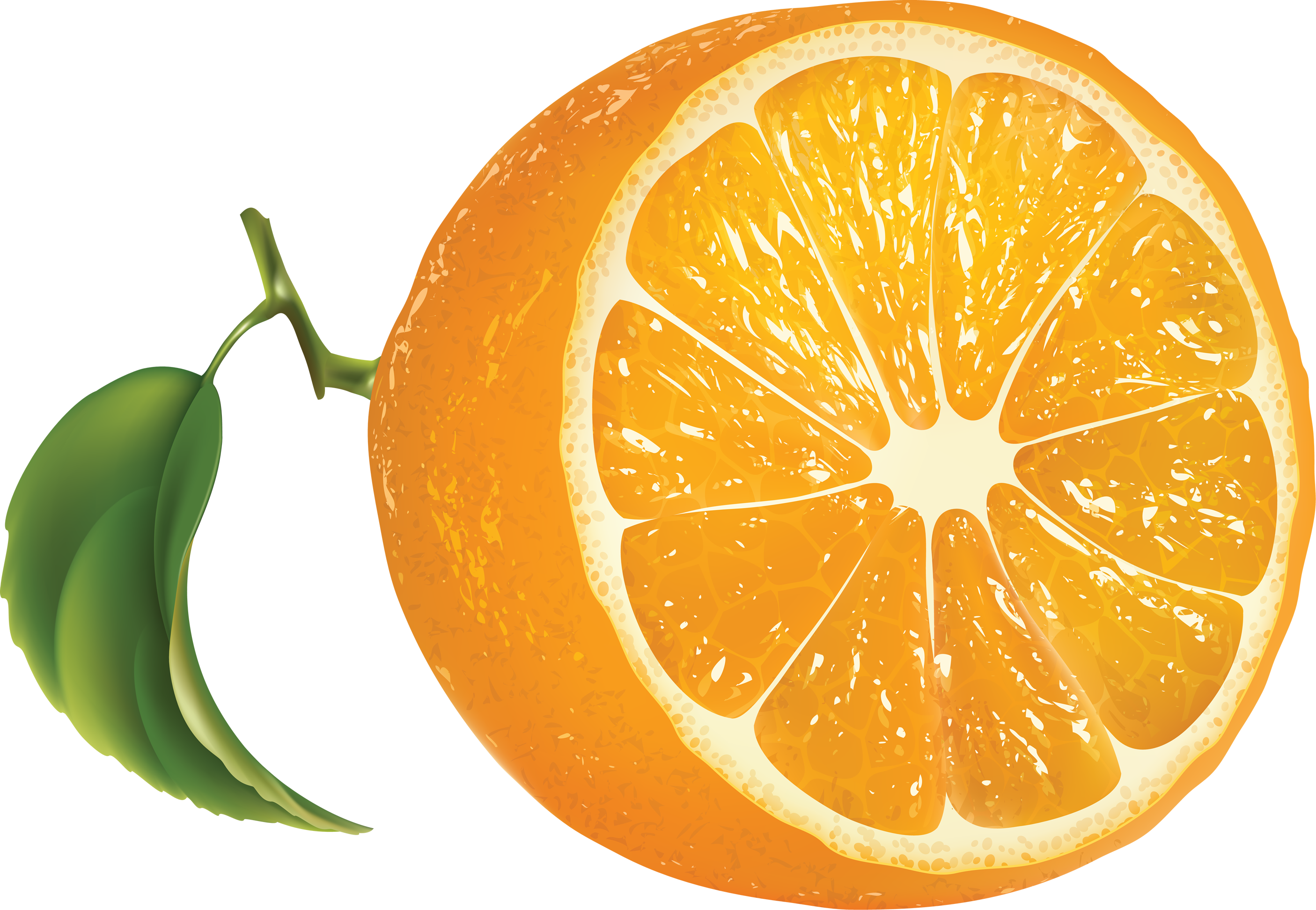 Shining Inspiration Orange Clipart Png Image Free Download - Апельсин Png (2811x1944)