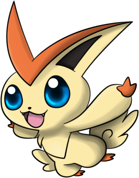 Victini By Chibitigre On Deviantart - Victini Chibi Png (876x912)