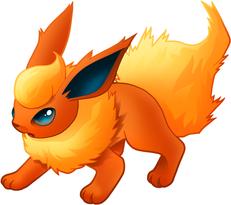 Flareon By Illustrationoverdose - Orange Dog Pokemon (800x800)