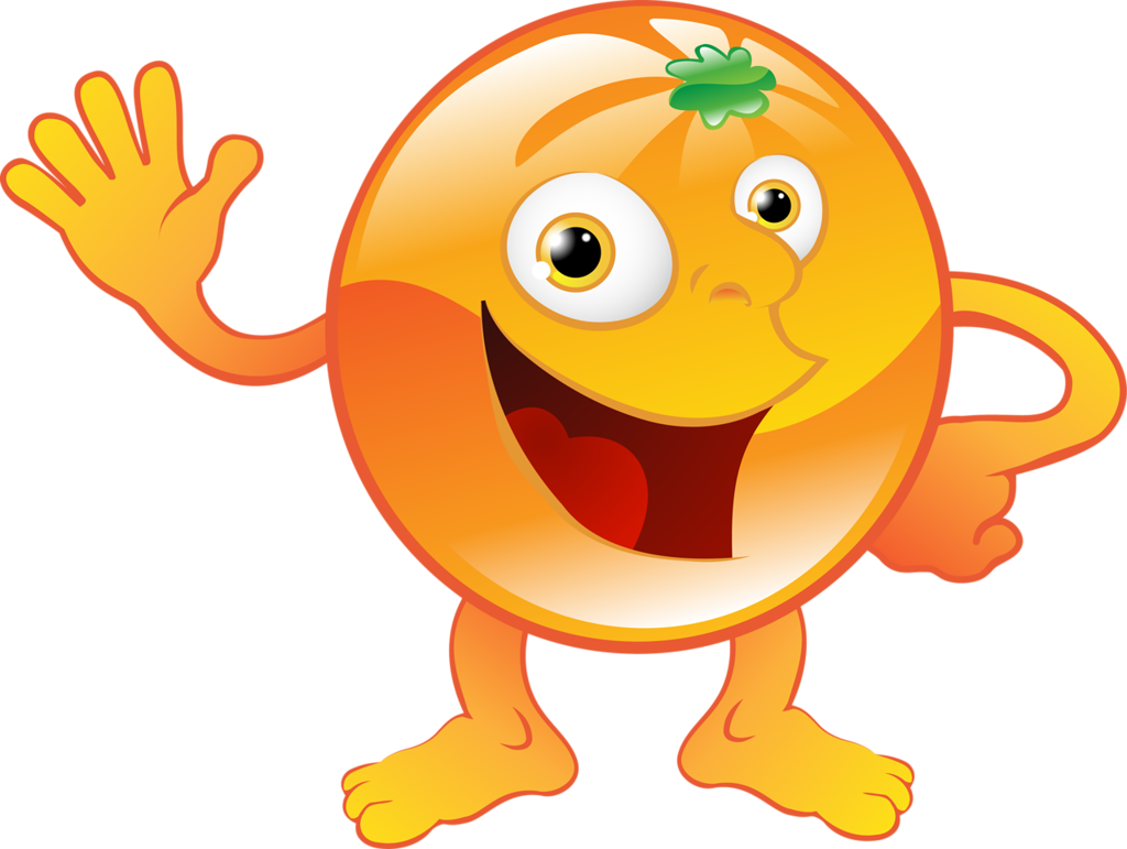 Funny Oranges - Oranges Funny Clipart (1024x771)
